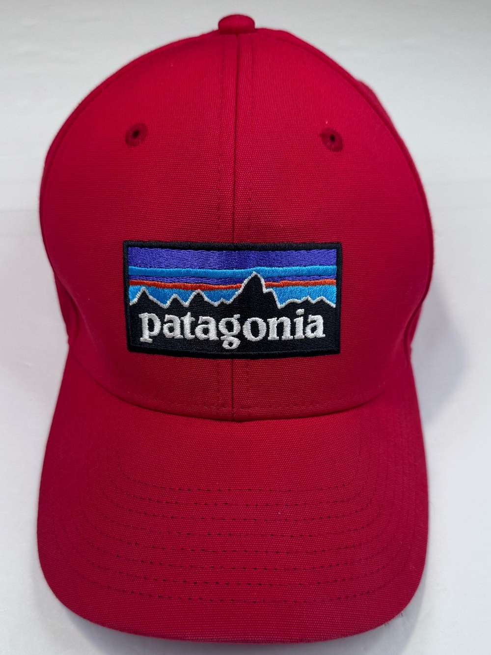 Patagonia Classic Cap Unisex OS Red Logo Baseball Hat Adjustable Strap Outdoor